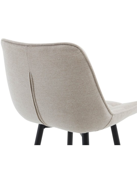 Set 2 scaune de bar stofa Dartford, crem Set 2 scaune de bar stofa Dartford, crem