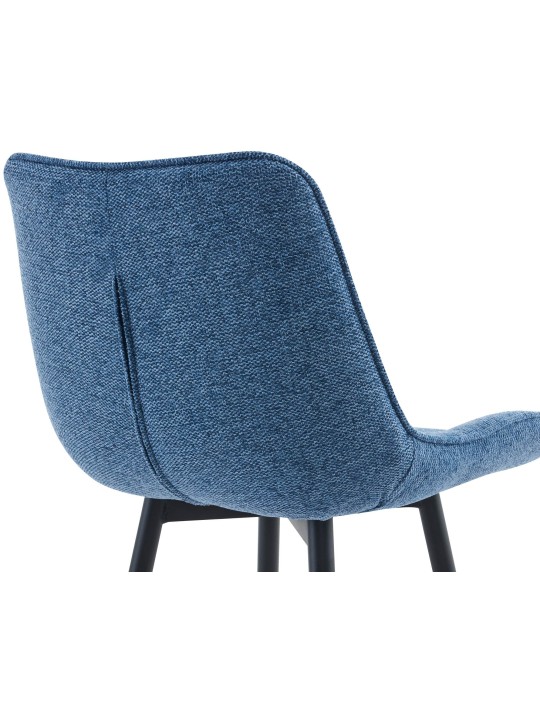 Set 2 scaune de bar stofa Dartford, albastru Set 2 scaune de bar stofa Dartford, albastru