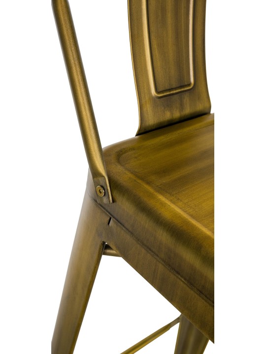 Set 2 scaune de bar Mason, auriu