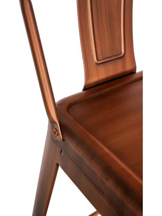 Set 4 scaune de bar Mason, cupru