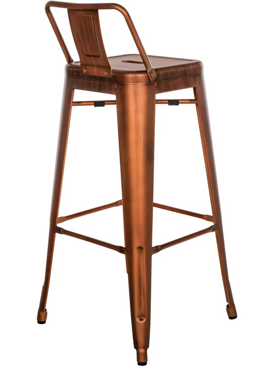 Set 4 scaune de bar Mason, cupru