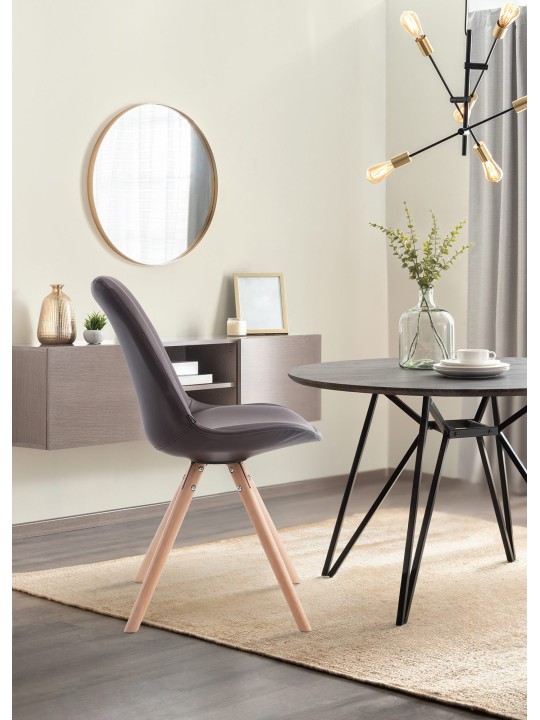 Scaun vizitator Laval Natura rotund, maro