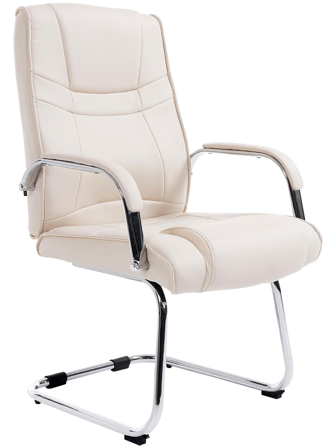 Scaun vizitator Attila, crem