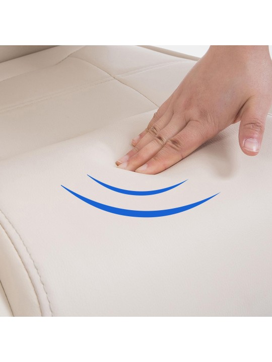 Scaun vizitator Attila, crem