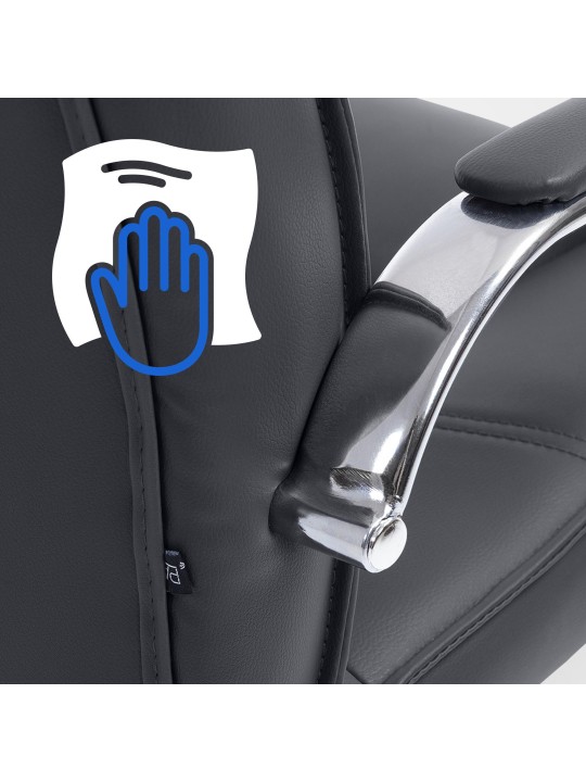 Set 2 scaune Attila, negru