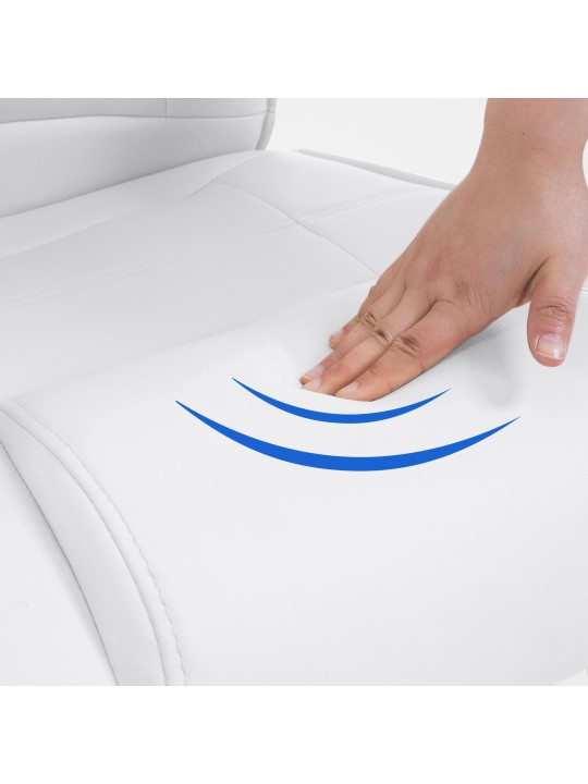 Set 2 scaune Attila, alb