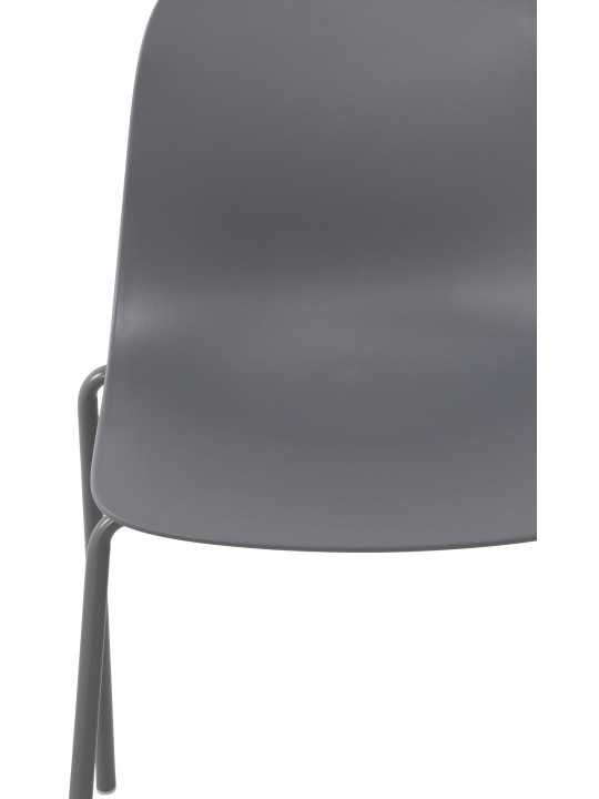 Scaun Hardin, gri închis