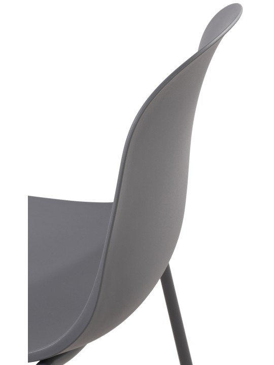 Scaun Hardin, gri închis