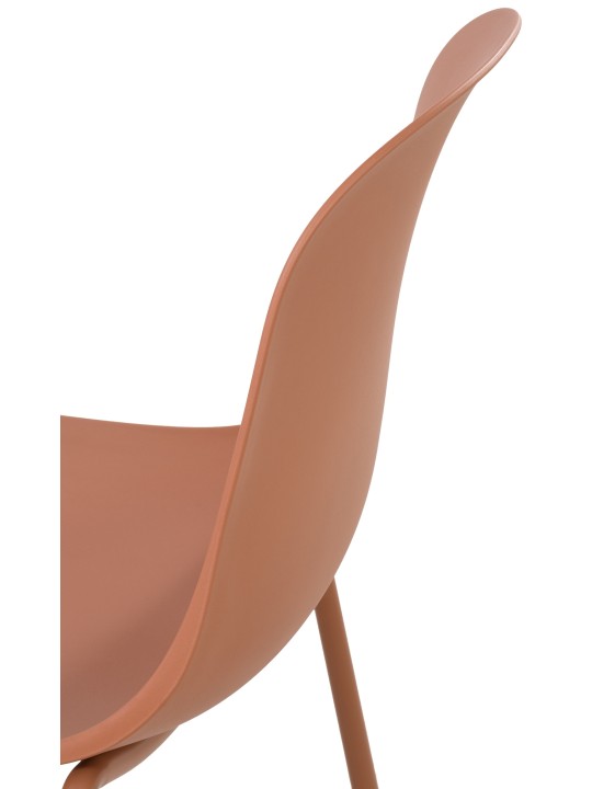 Scaun Hardin, teracotă