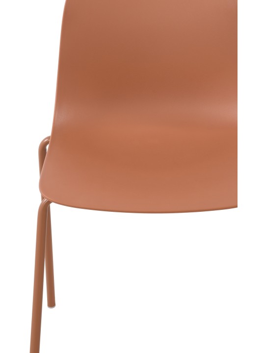 Scaun Hardin, teracotă