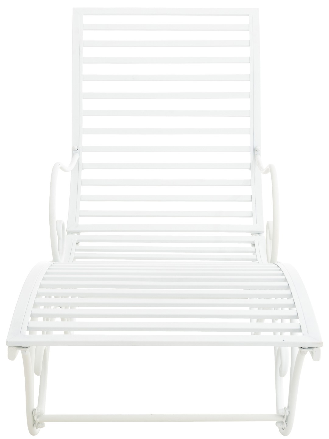 Sezlong de gradina Amiens, alb