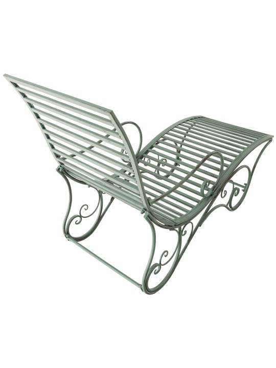 Sezlong de gradina Amiens, verde antic
