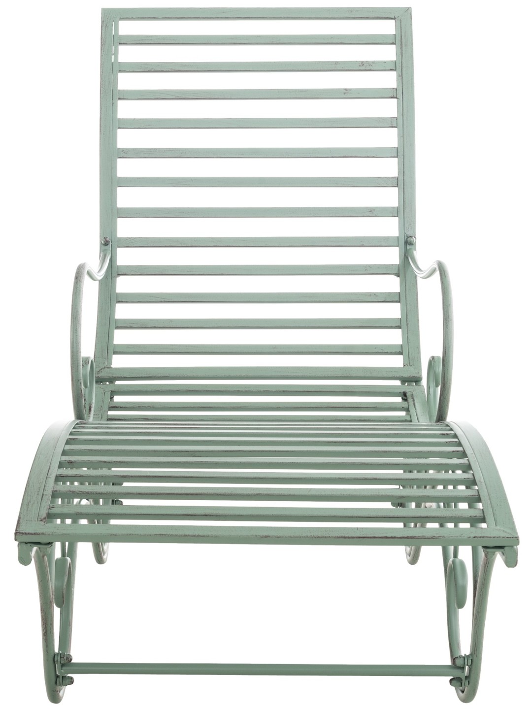 Sezlong de gradina Amiens, verde antic