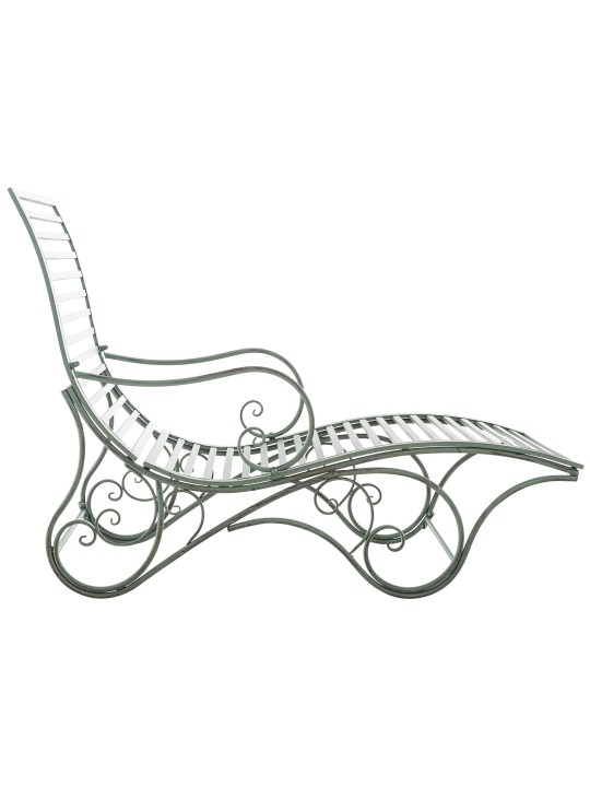 Sezlong de gradina Amiens, verde antic