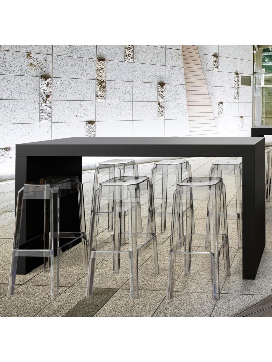 Scaun de bar Fox, transparent