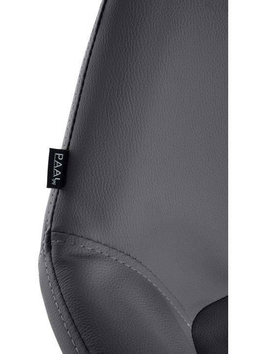 Scaun de bar Braga Gold imitatie piele, negru