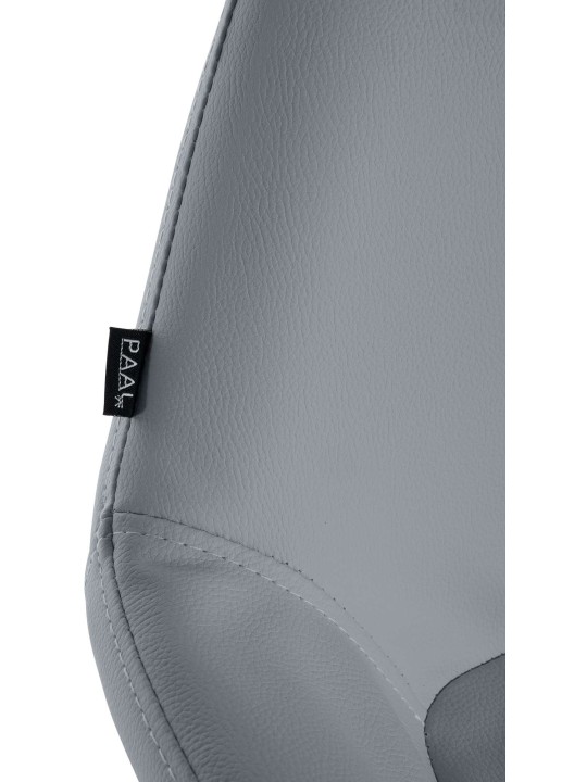 Set 2 taburete de bar Braga Gold Faux Leather, gri Set 2 taburete de bar Braga Gold Faux Leather, gri