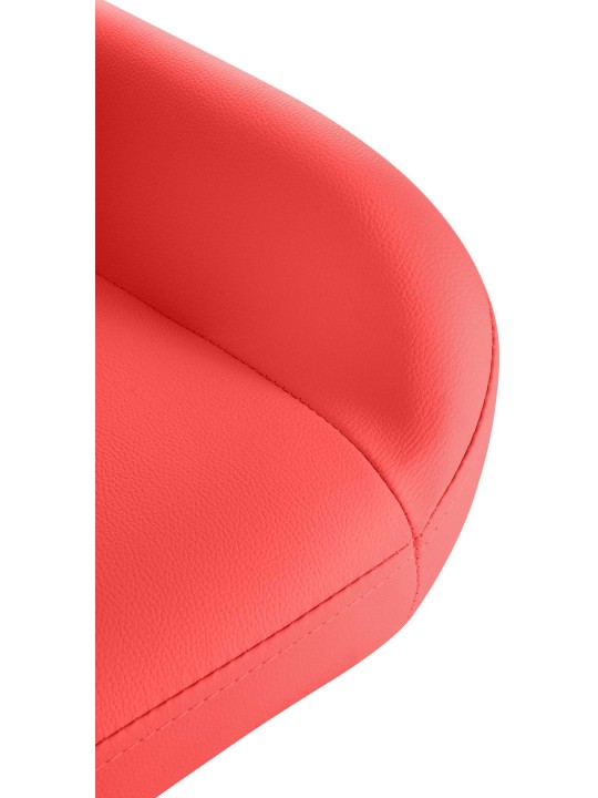 Set 2 taburete de bar Braga Gold Faux Leather, roșu Set 2 taburete de bar Braga Gold Faux Leather, roșu