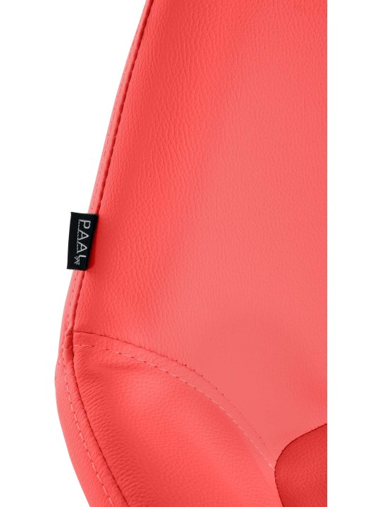 Set 2 taburete de bar Braga Gold Faux Leather, roșu Set 2 taburete de bar Braga Gold Faux Leather, roșu