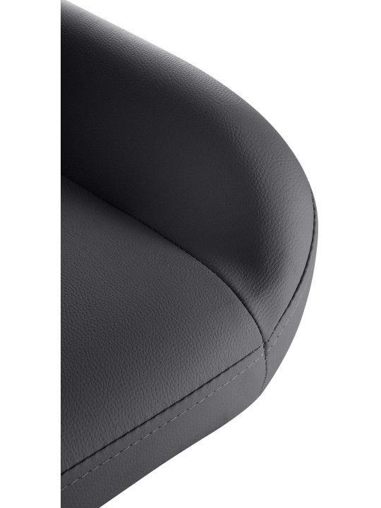 Set 2 taburete de bar Braga Gold Faux Leather, negru Set 2 taburete de bar Braga Gold Faux Leather, negru