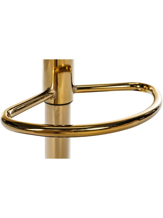 Set 2 taburete de bar Braga Gold Faux Leather, negru Set 2 taburete de bar Braga Gold Faux Leather, negru