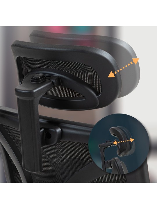 Scaun de birou Deshler, negru Scaun de birou Deshler, negru