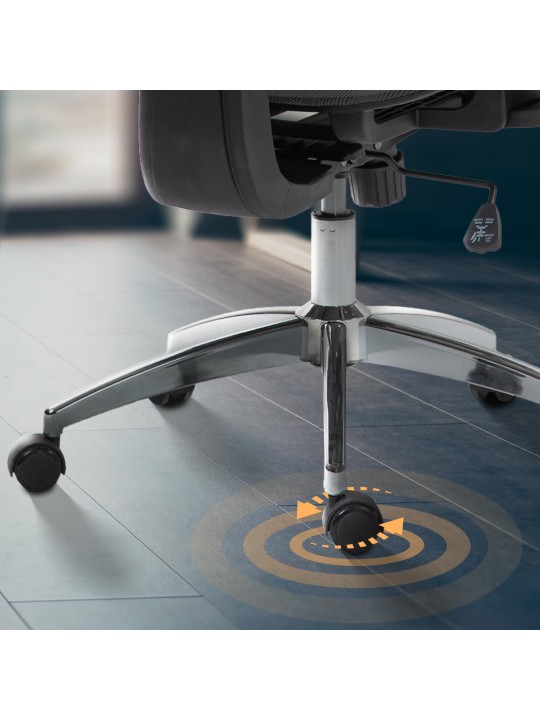 Scaun de birou Deshler, negru Scaun de birou Deshler, negru