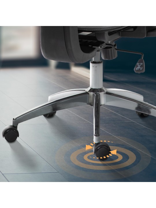 Scaun de birou Deshler, gri Scaun de birou Deshler, gri