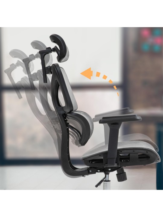 Scaun de birou Deshler, gri Scaun de birou Deshler, gri