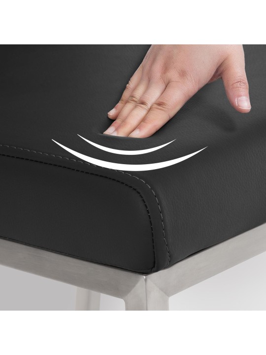 Scaun de sufragerie Colmar, negru