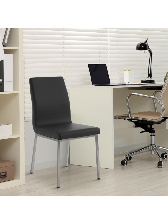 Scaun de sufragerie Colmar, negru