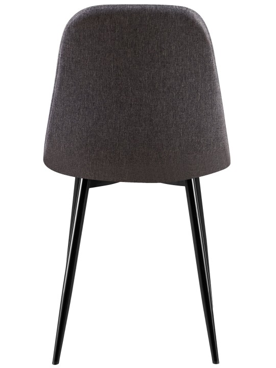 Scaun Giverny stofa, gri închis