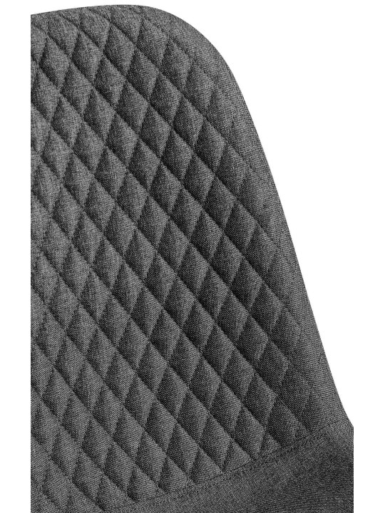 Scaun Giverny stofa, gri închis