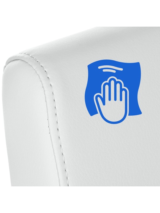 Scaun de sufragerie Belfort, alb