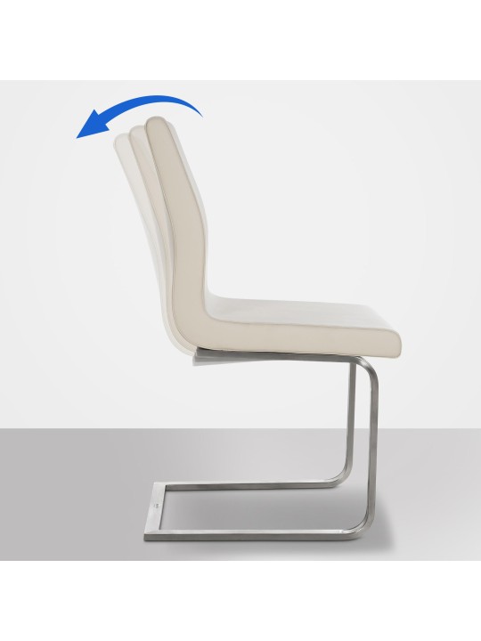 Scaun de sufragerie Belfort, crem