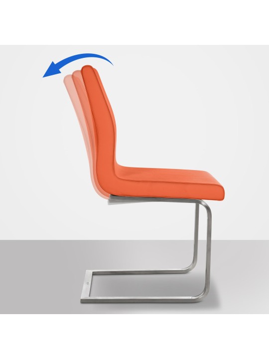 Scaun de sufragerie Belfort, portocaliu Scaun de sufragerie Belfort, portocaliu