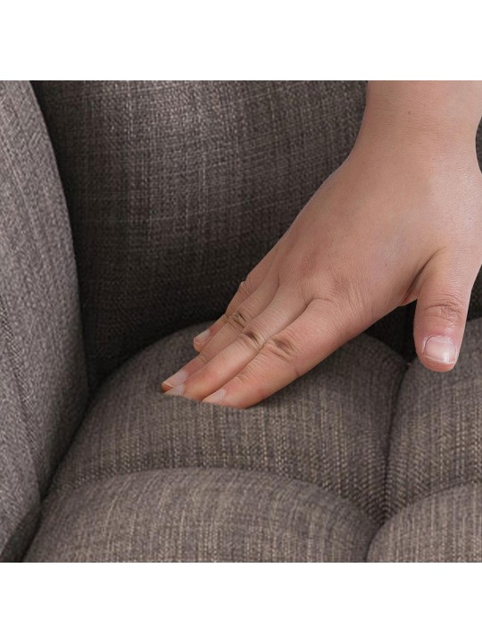 Scaun de bar Damaso E stofa, gri