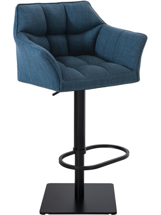 Scaun de bar Damaso B stofa, albastru