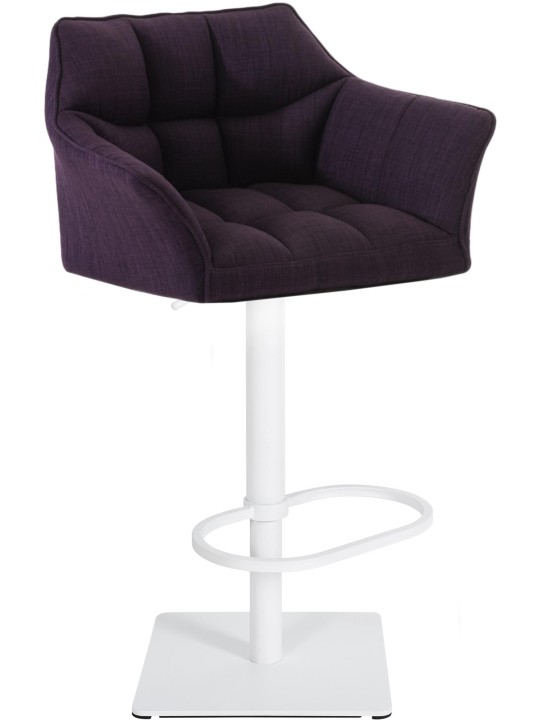 Scaun de bar Damaso W stofa, lila Scaun de bar Damaso W stofa, lila