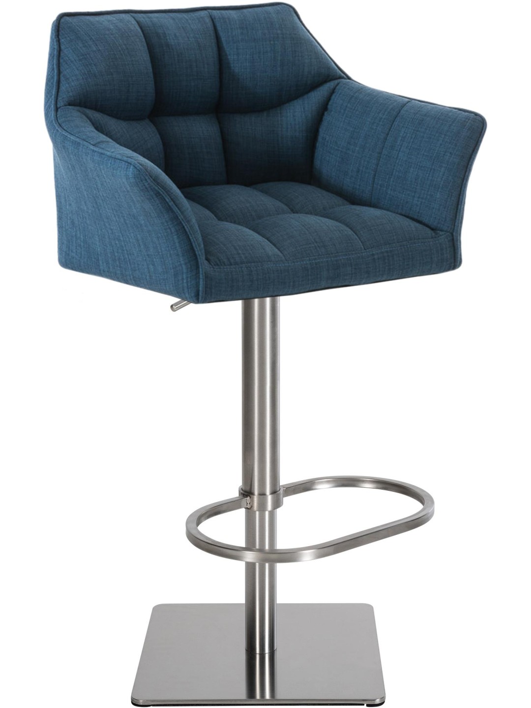 Scaun de bar Damaso E stofa, albastru