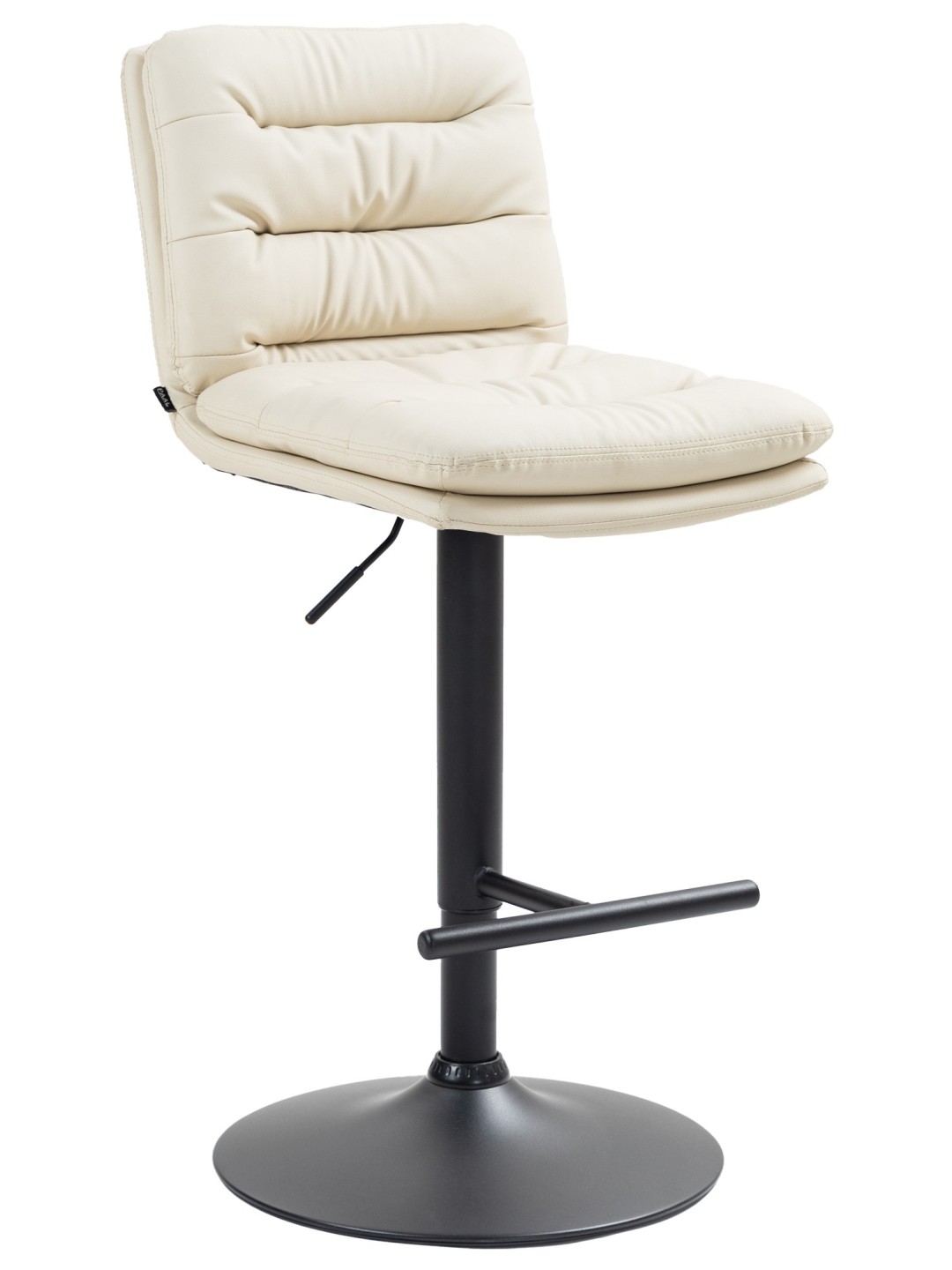 Scaun de bar Damar imitatie piele, crem