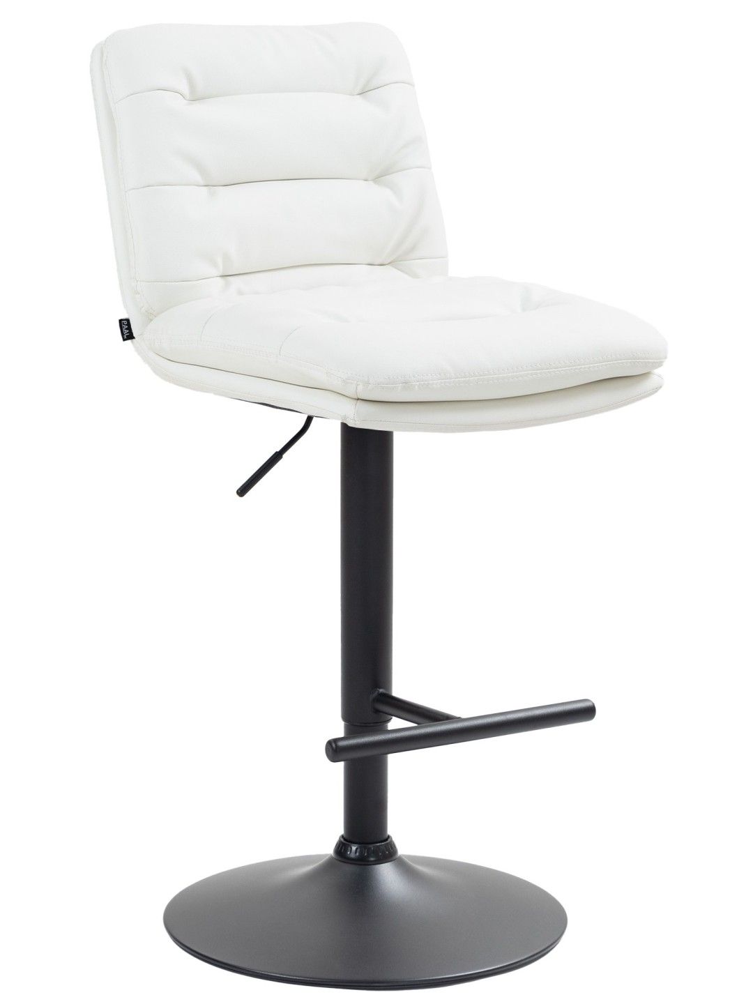 Scaun de bar Damar imitatie piele, alb