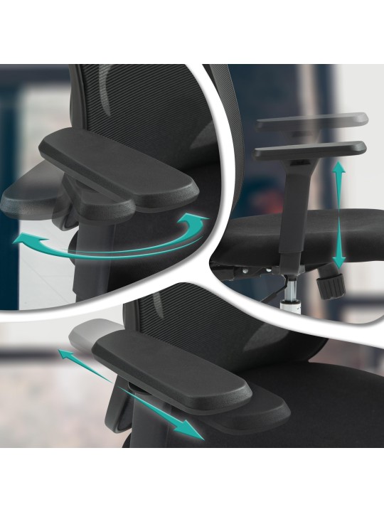 Scaun de birou Bryden, negru Scaun de birou Bryden, negru