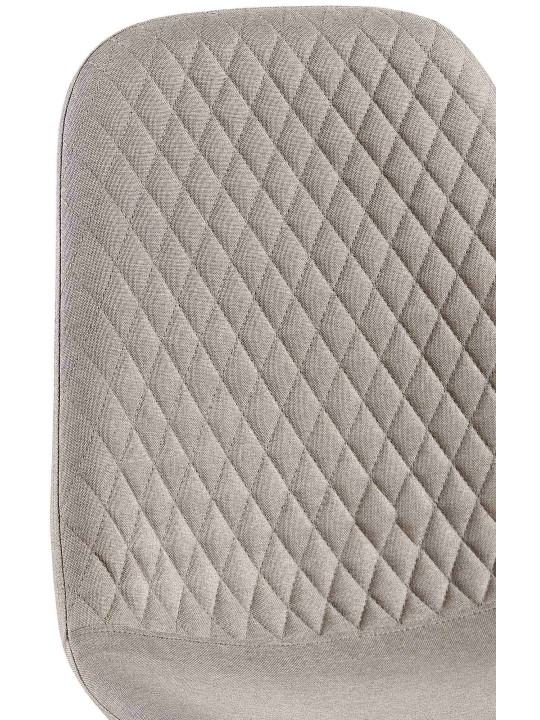 Set 4 scaune din material Giverny, gri