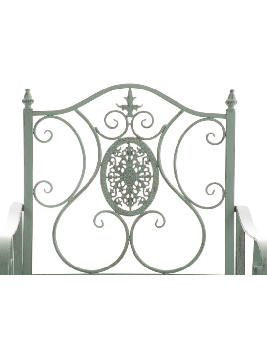 Set 2 scaune de gradina Punjab, verde antic Set 2 scaune de gradina Punjab, verde antic