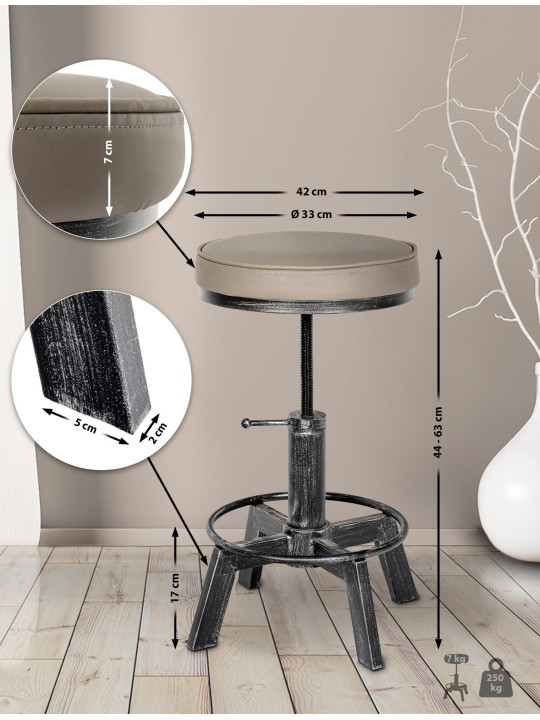 Taburet Destin, argint antic