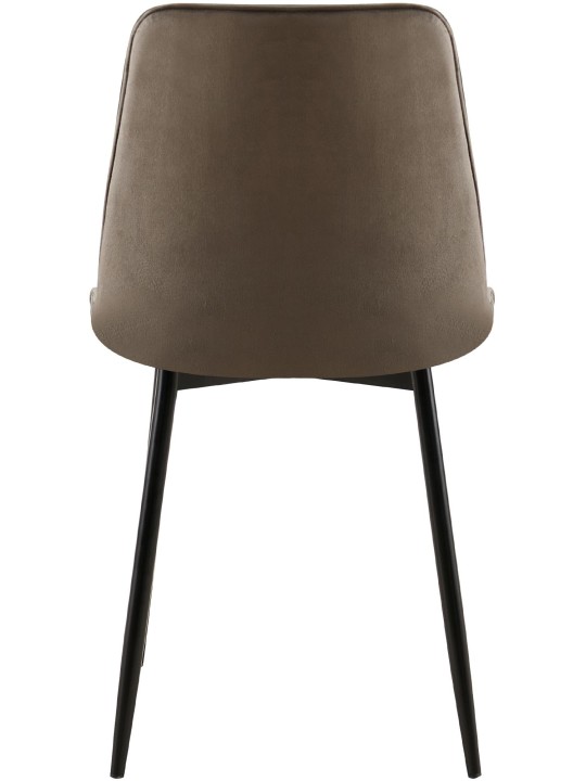 Scaun de sufragerie din catifea Gifford, antracit