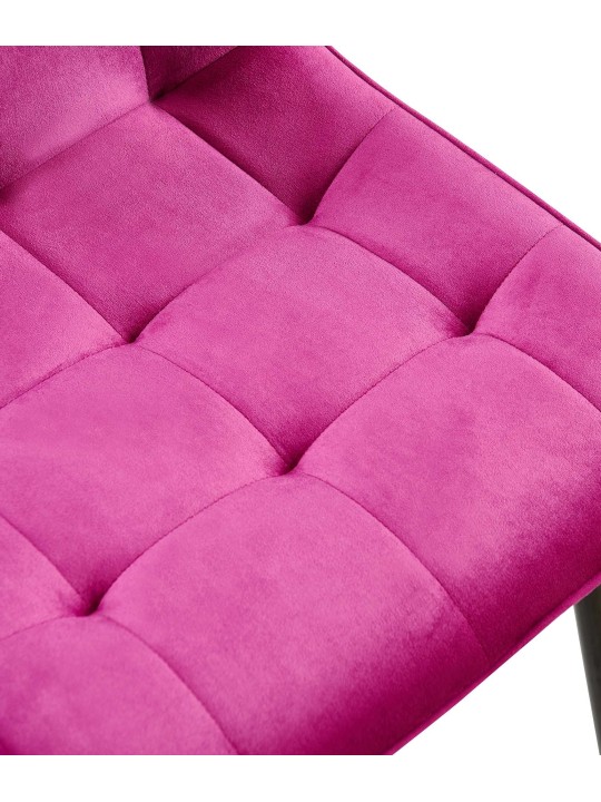 Scaun de sufragerie din catifea Gifford, lila