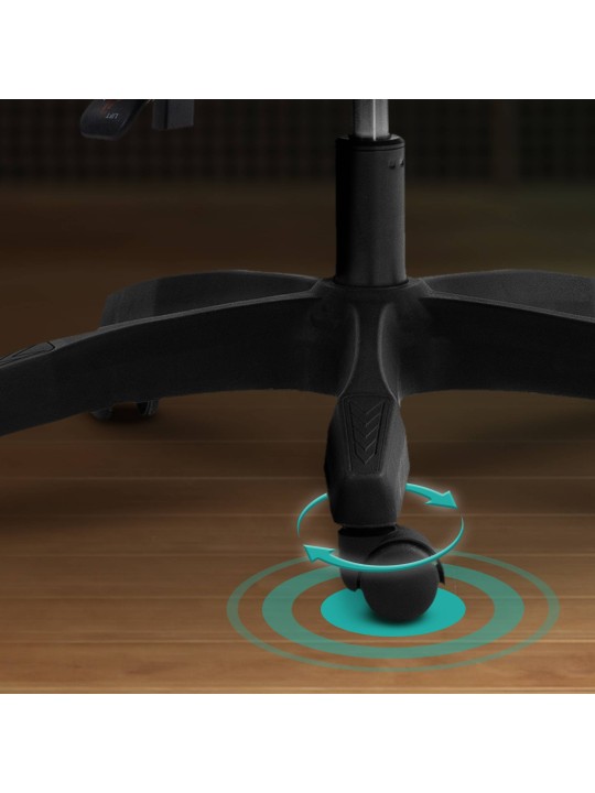 Scaun birou Miltona stofa, gri/negru Scaun birou Miltona stofa, gri/negru