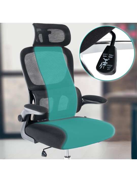 Scaun de birou Overton, negru